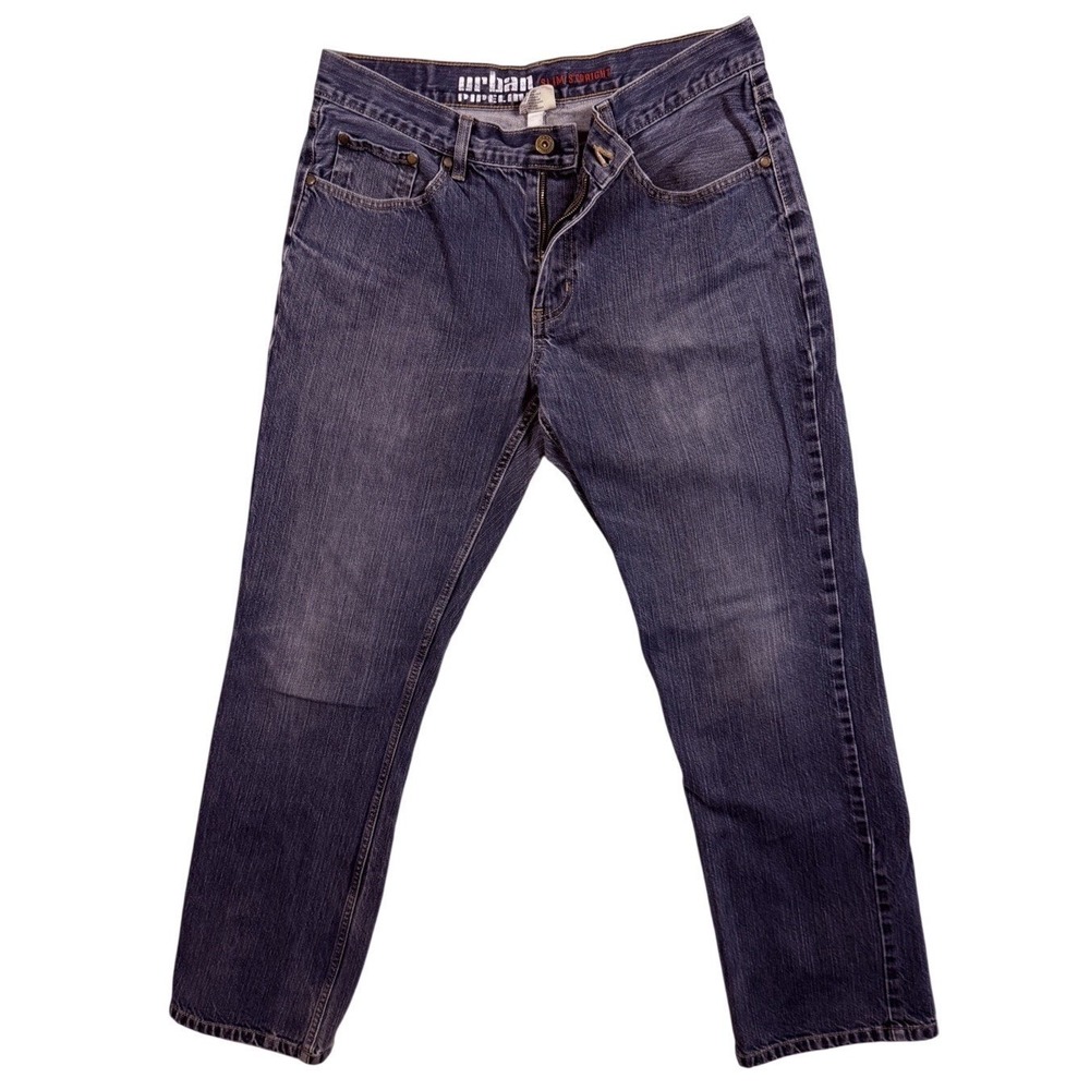 Urban Pipeline Men's Jeans 29x32 Straight Leg Blue Denim